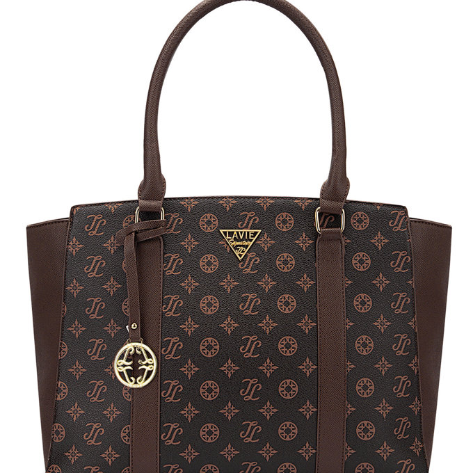 Mona Large Choco Laptop Handbag