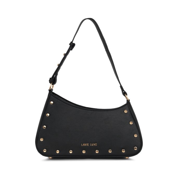 Stud Small Black Handbag