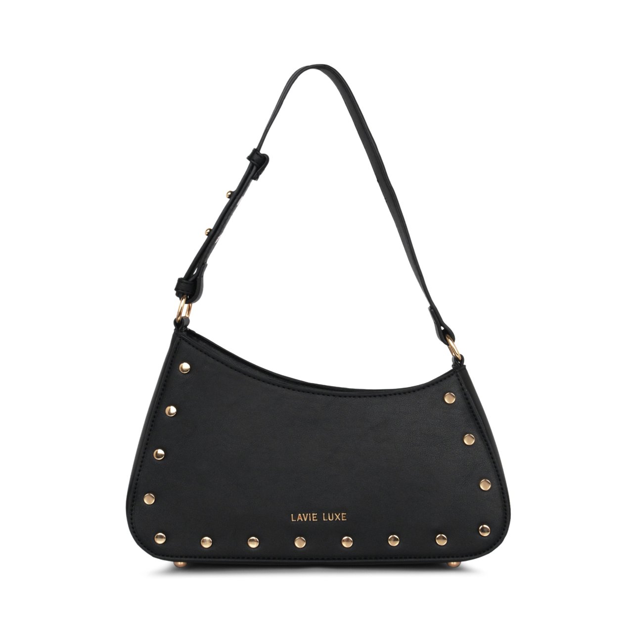 Stud Small Black Handbag