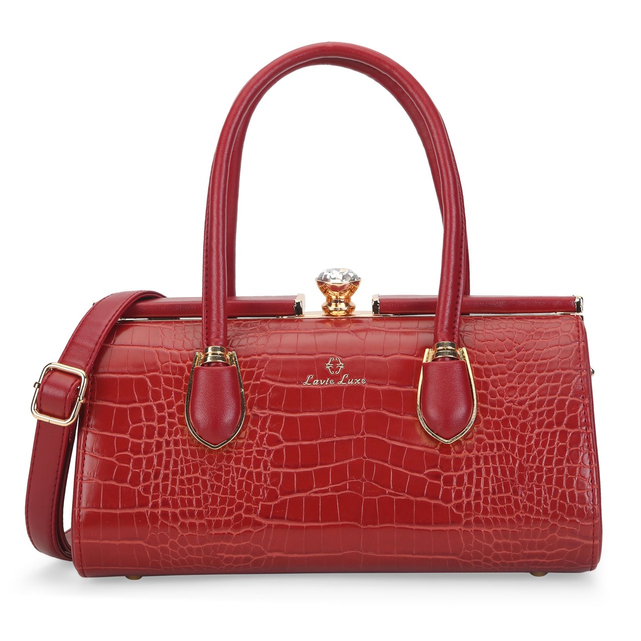 Dazzle Medium Dark Red Handbag