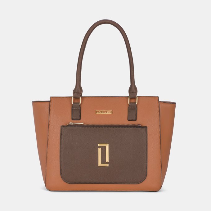 Kyle Large Tan Tote Bag