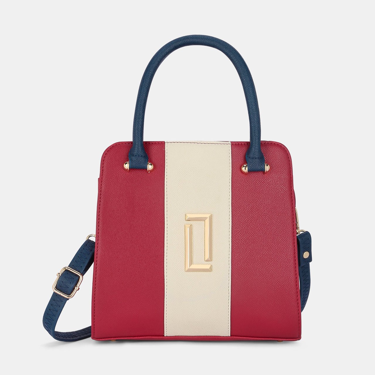 Ashwa Satchel Bag Small Red Handbag