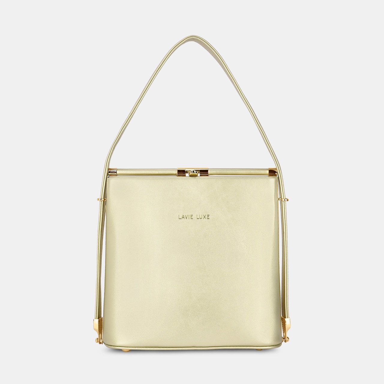 Glare Medium Gold Handbag