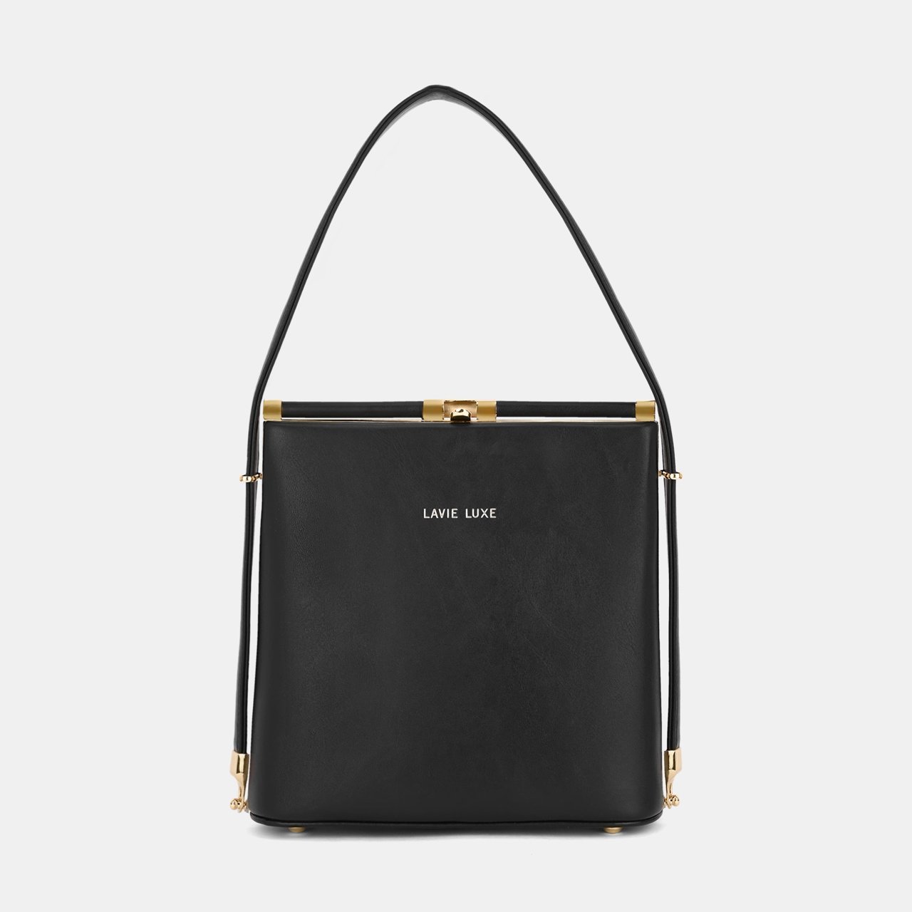 Glare Medium Black Handbag