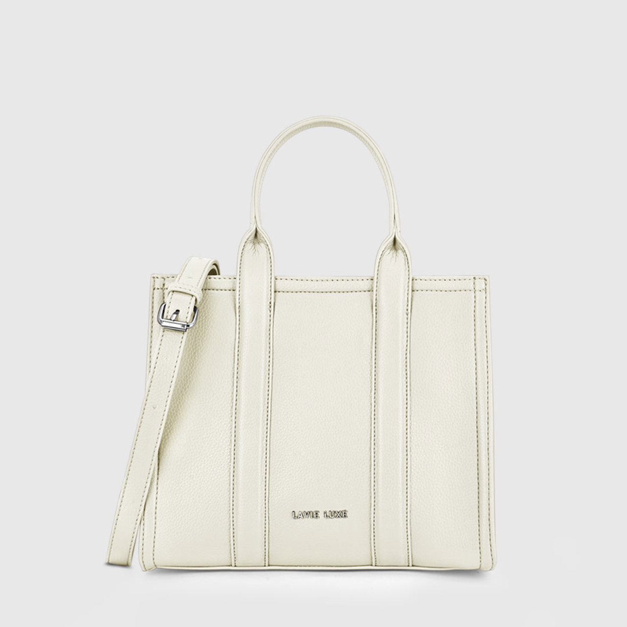 Cobs Medium Off White Handbag