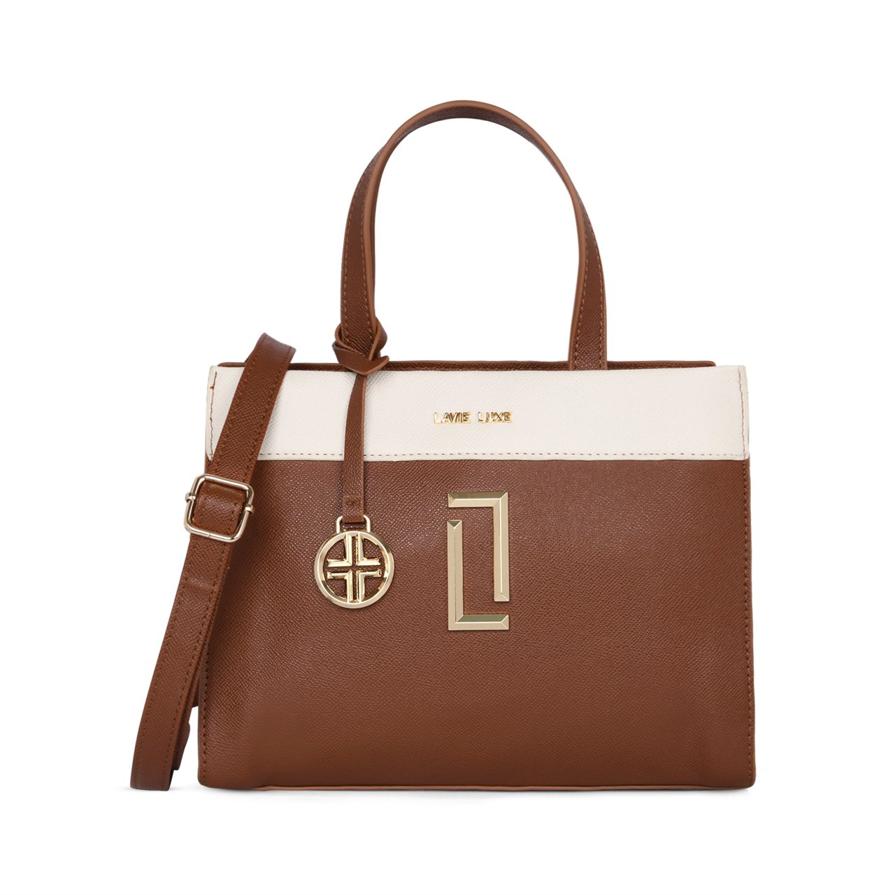 Gehry Medium Tan Handbag