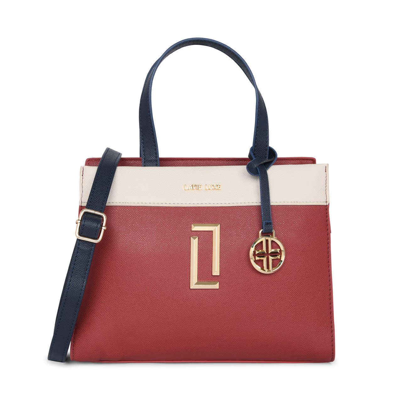 Gehry Medium Red Handbag