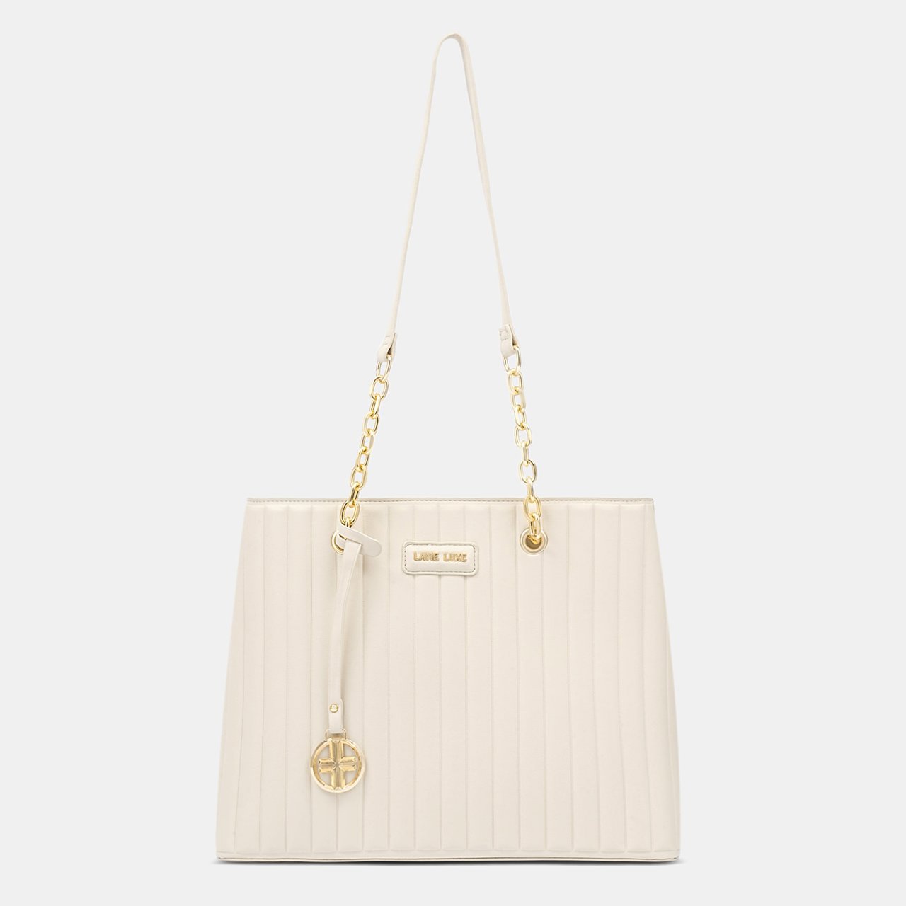 Trapez Medium Off White Handbag