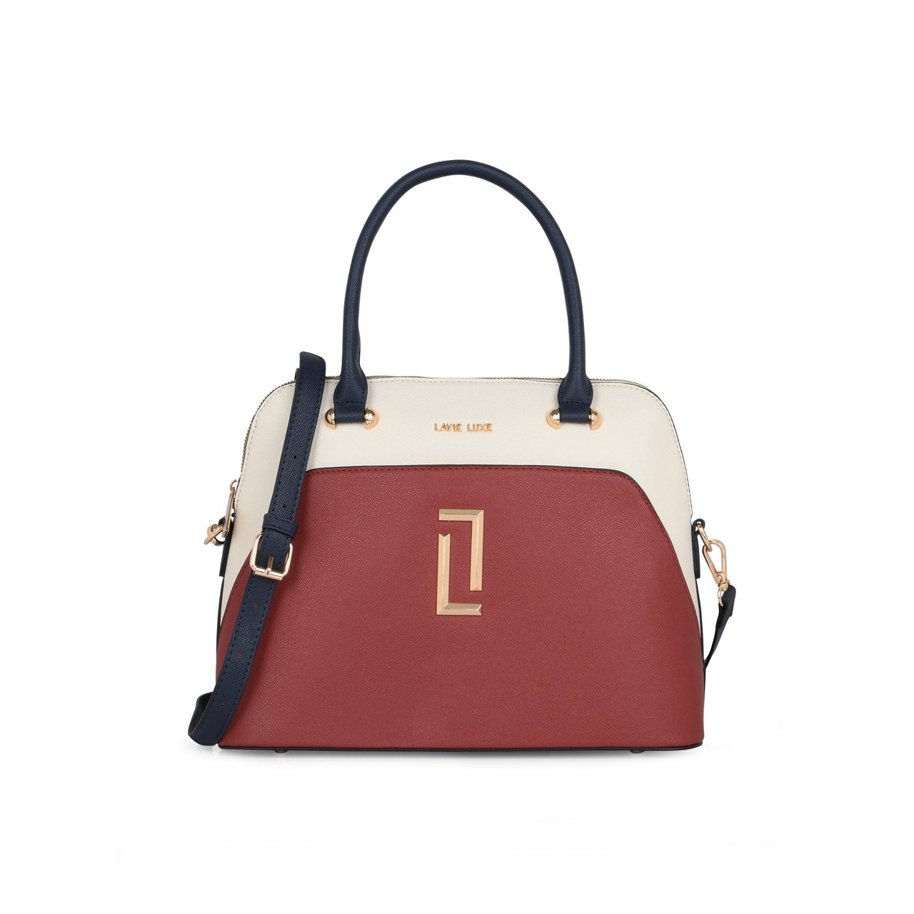 Valle Dome Medium Red Handbag