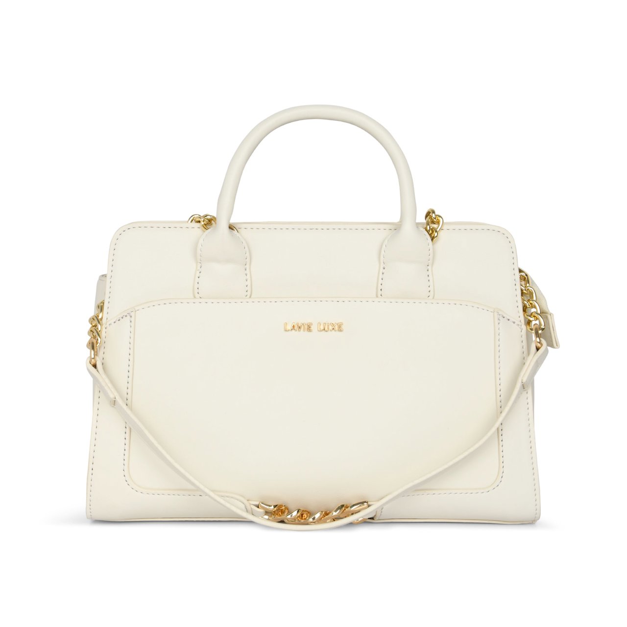 Chain Medium Off White Handbag