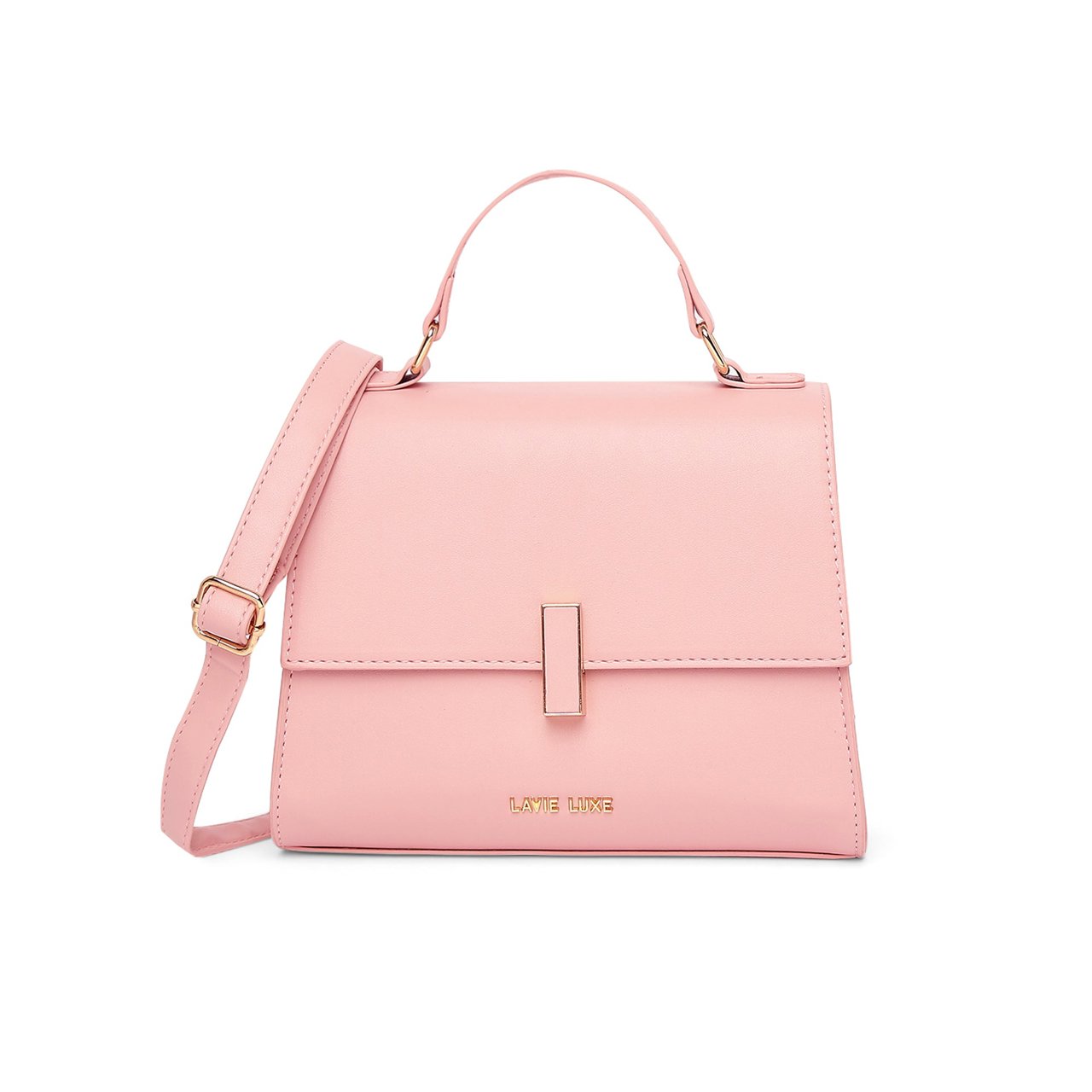 Ipsy Flap Small Light Pink Handbag