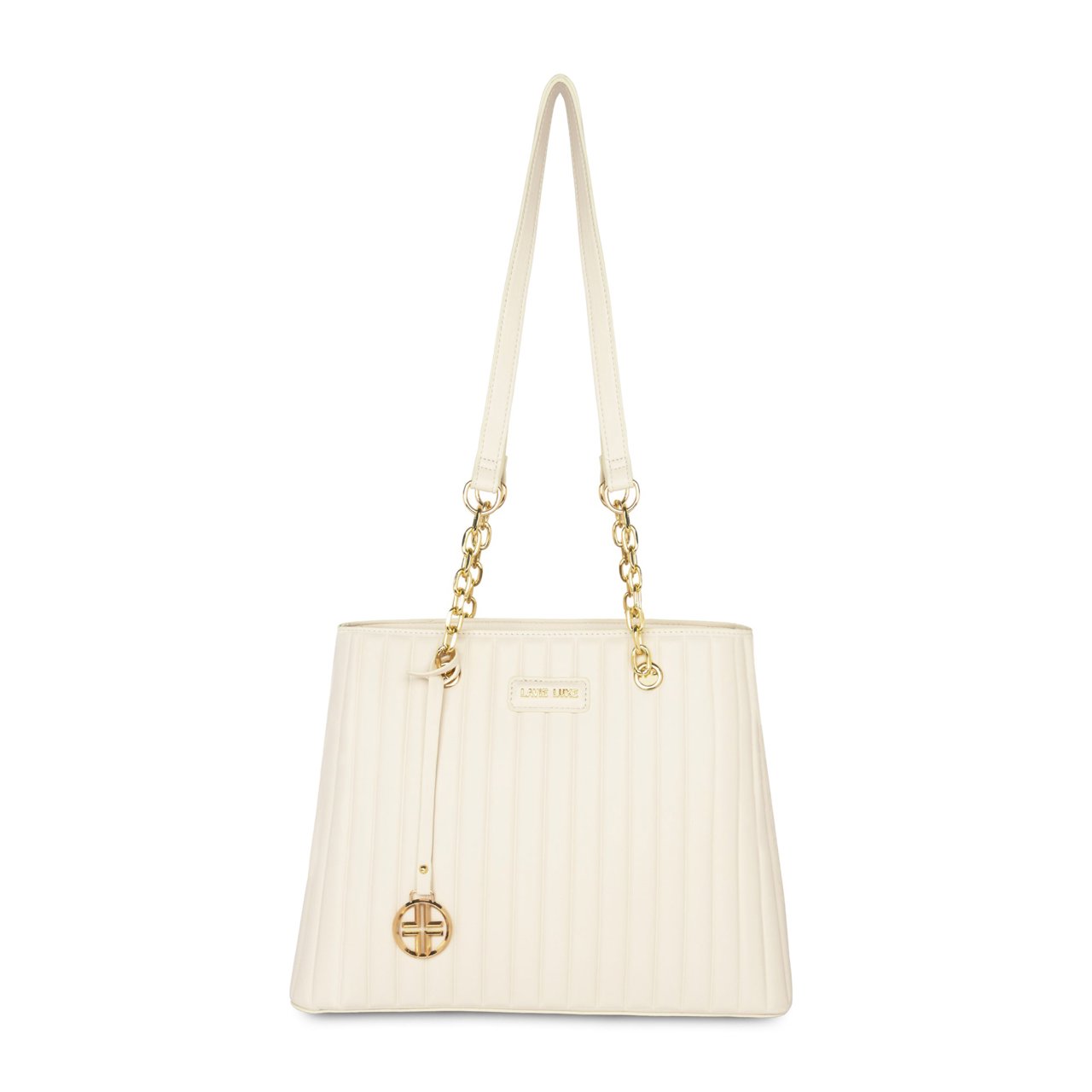 Trapez Medium Off White Handbag