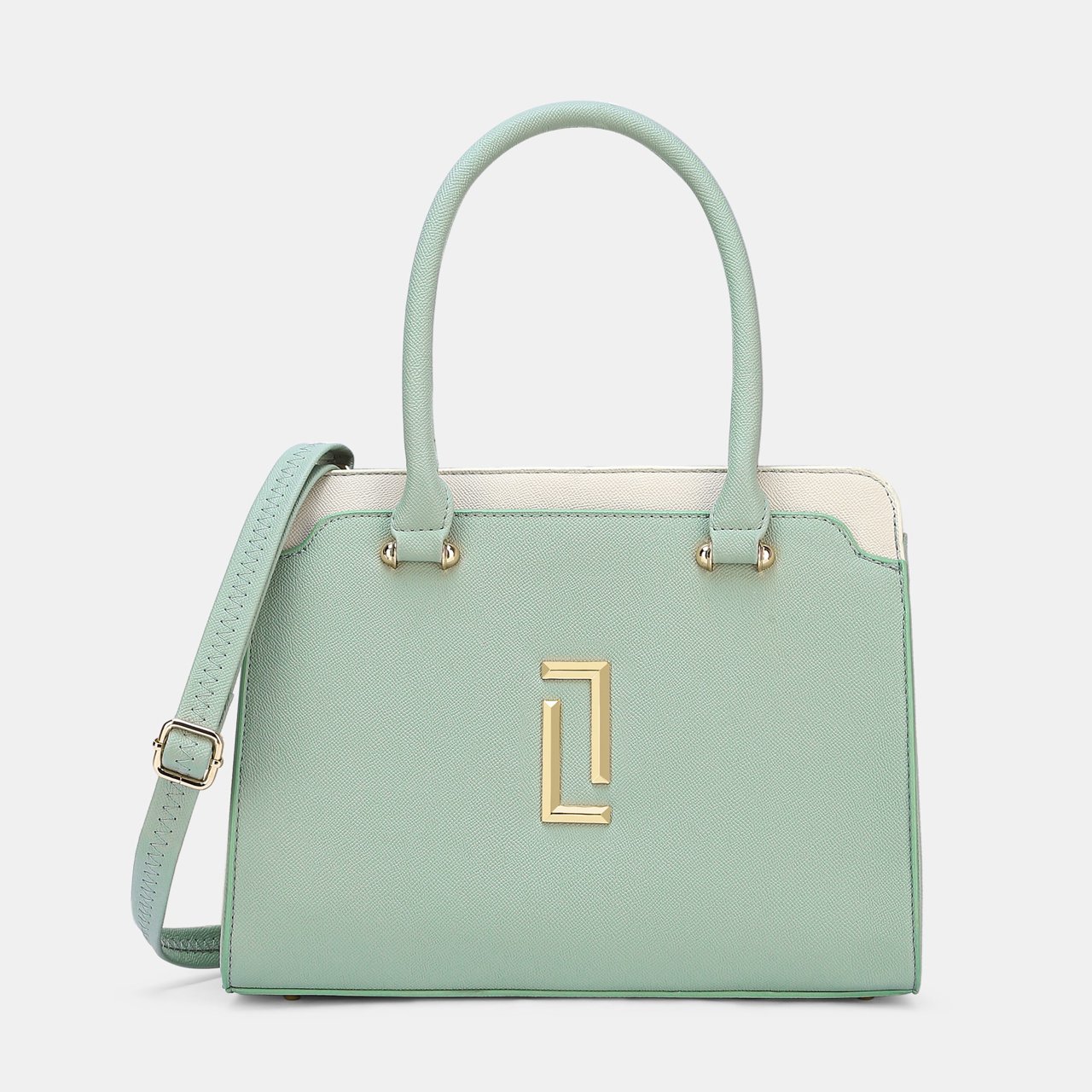 Ameen 3 Compartment Medium Mint Handbag
