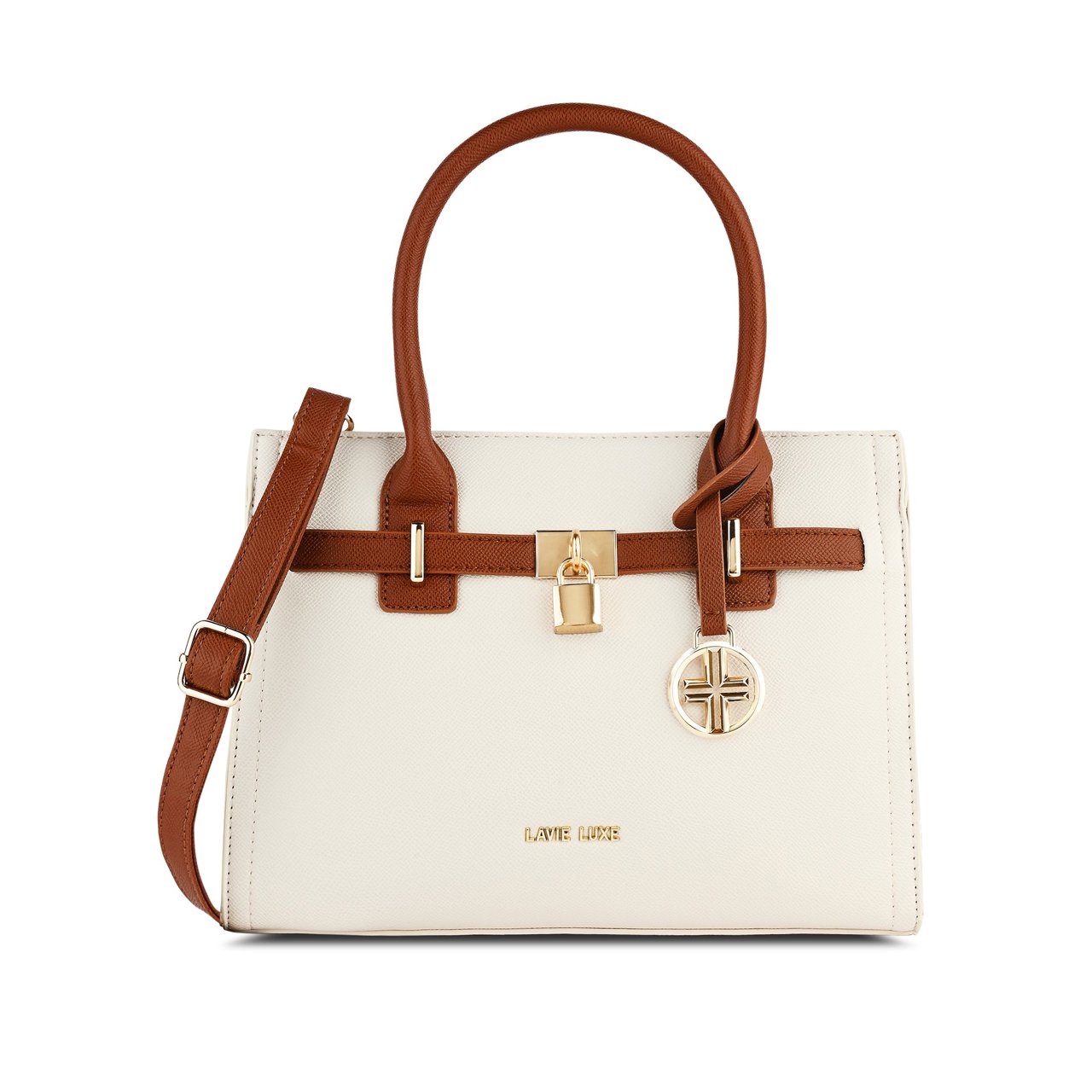 Strap Medium Off White Handbag