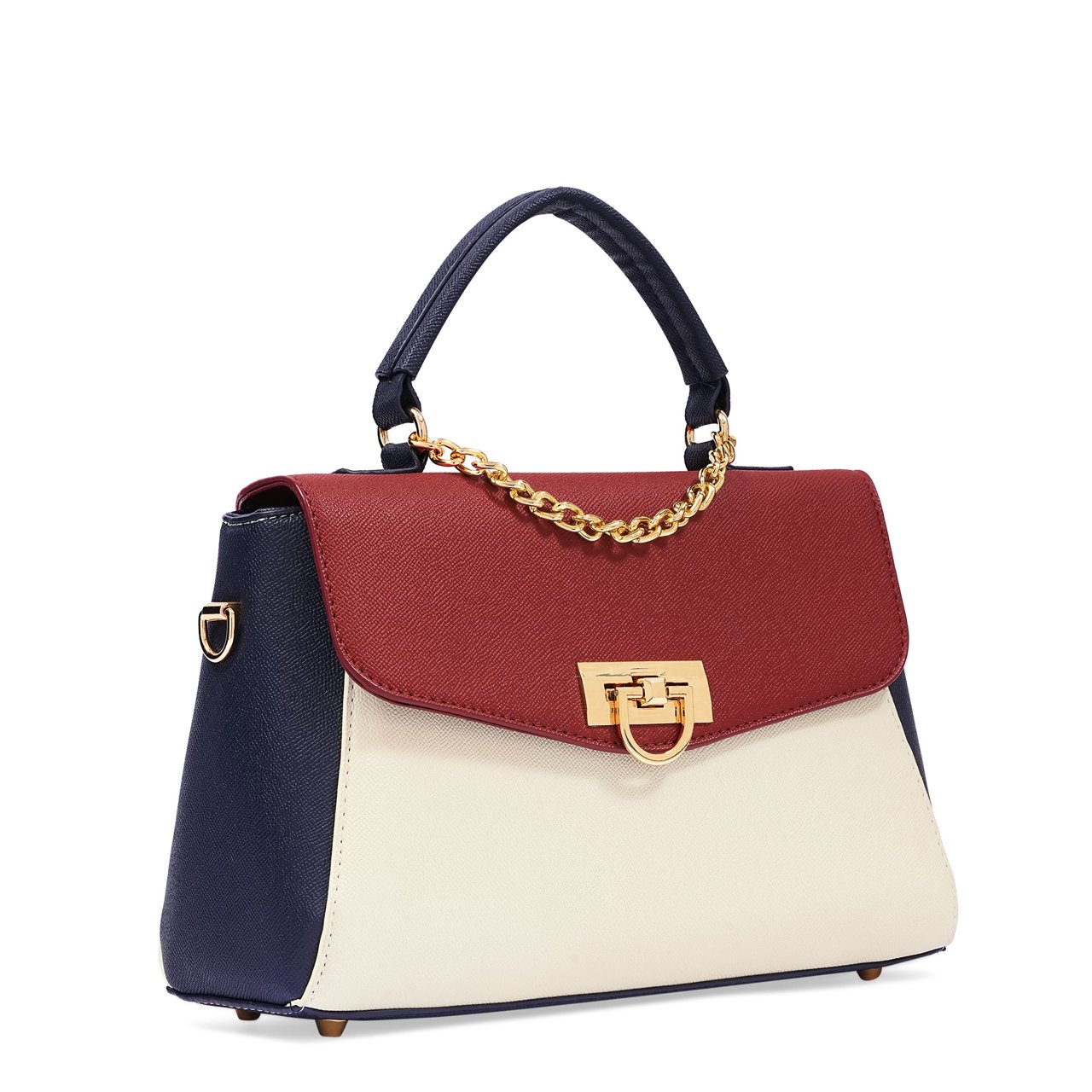 Pine Flap Small Red Handbag