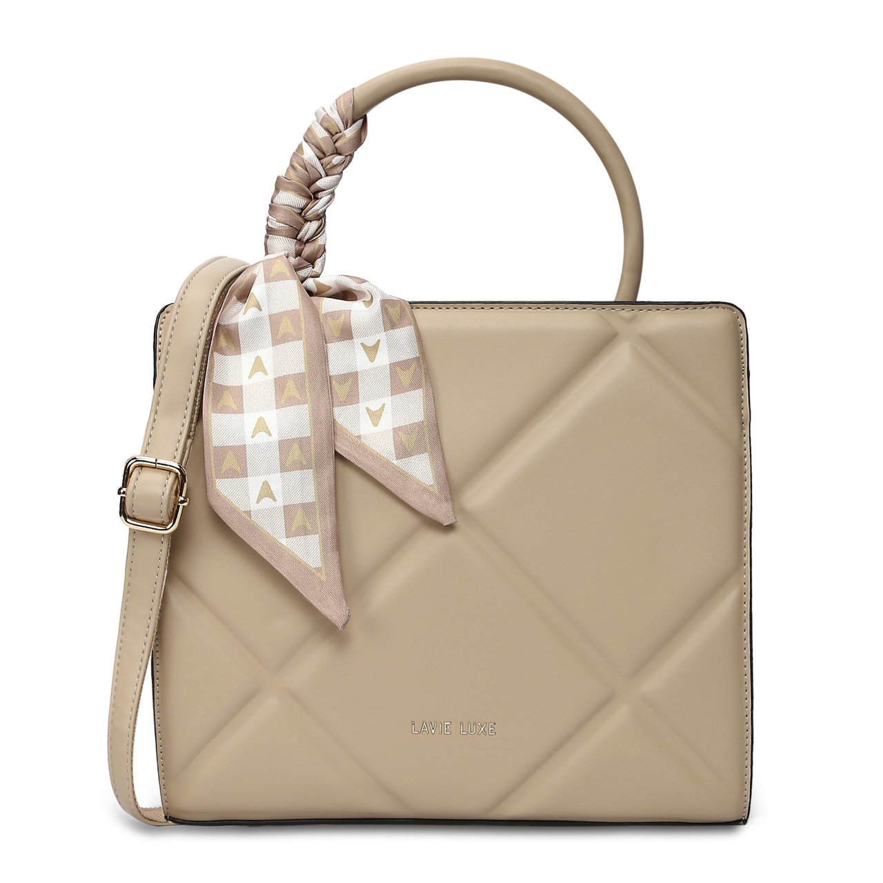 Quare Medium Beige Handbag