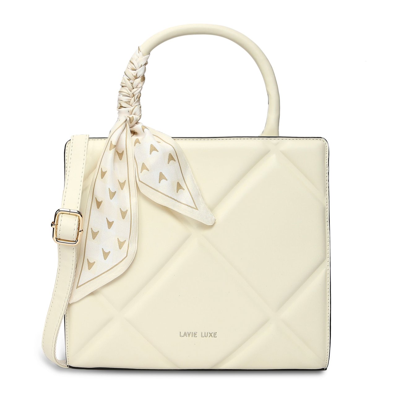 Quare Medium Off White Handbag