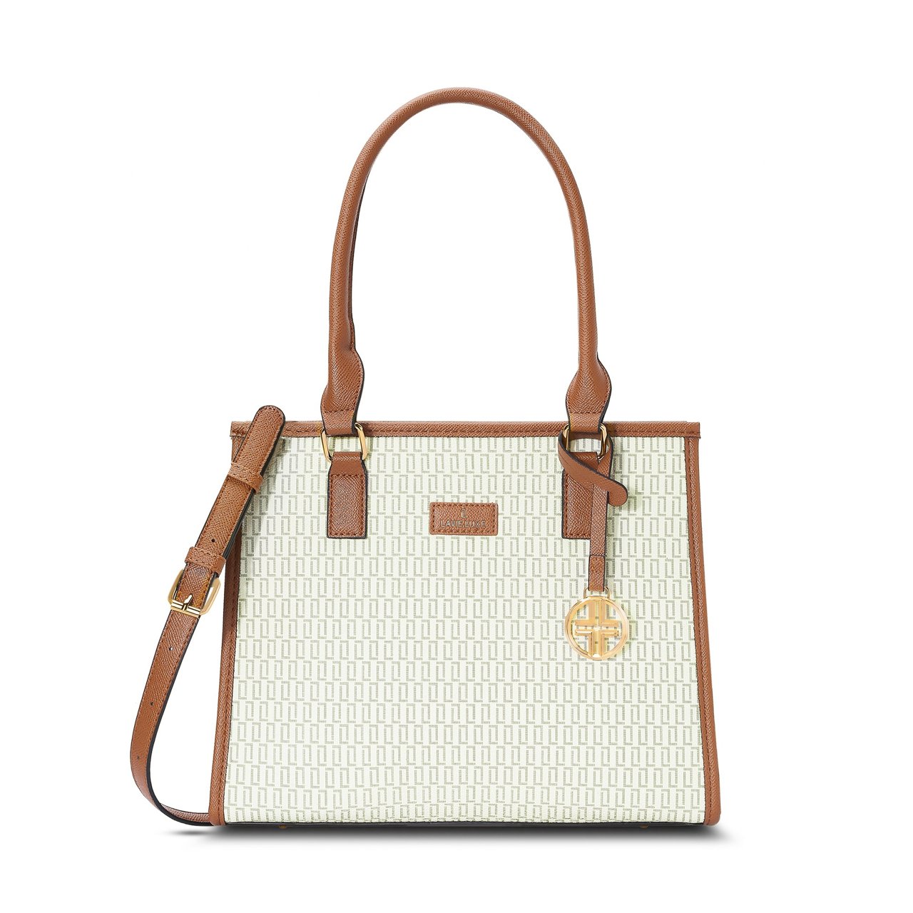 Quad Medium Off White Handbag