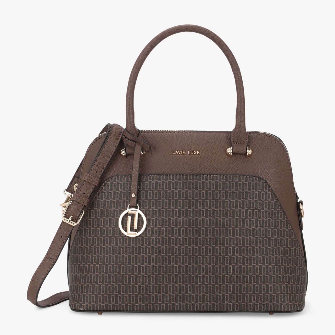 Monogram Valle Medium Choco Handbag