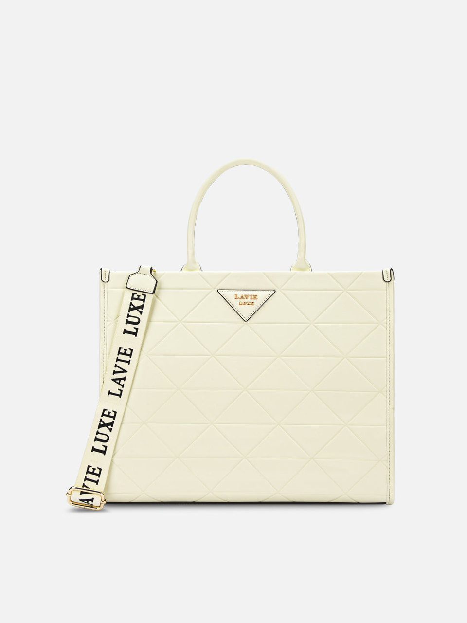 Mona Box Extra Large Off White Handbag