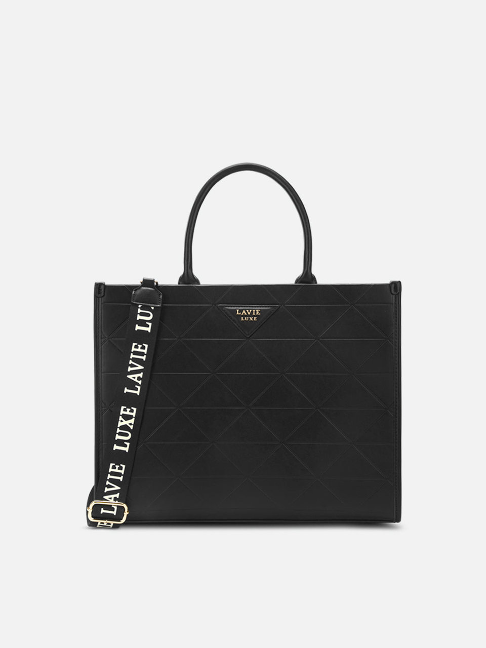 Mona Box Extra Large Black Handbag