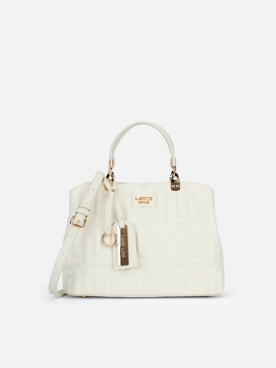 Juli 3 Compartment Medium Off White Handbag