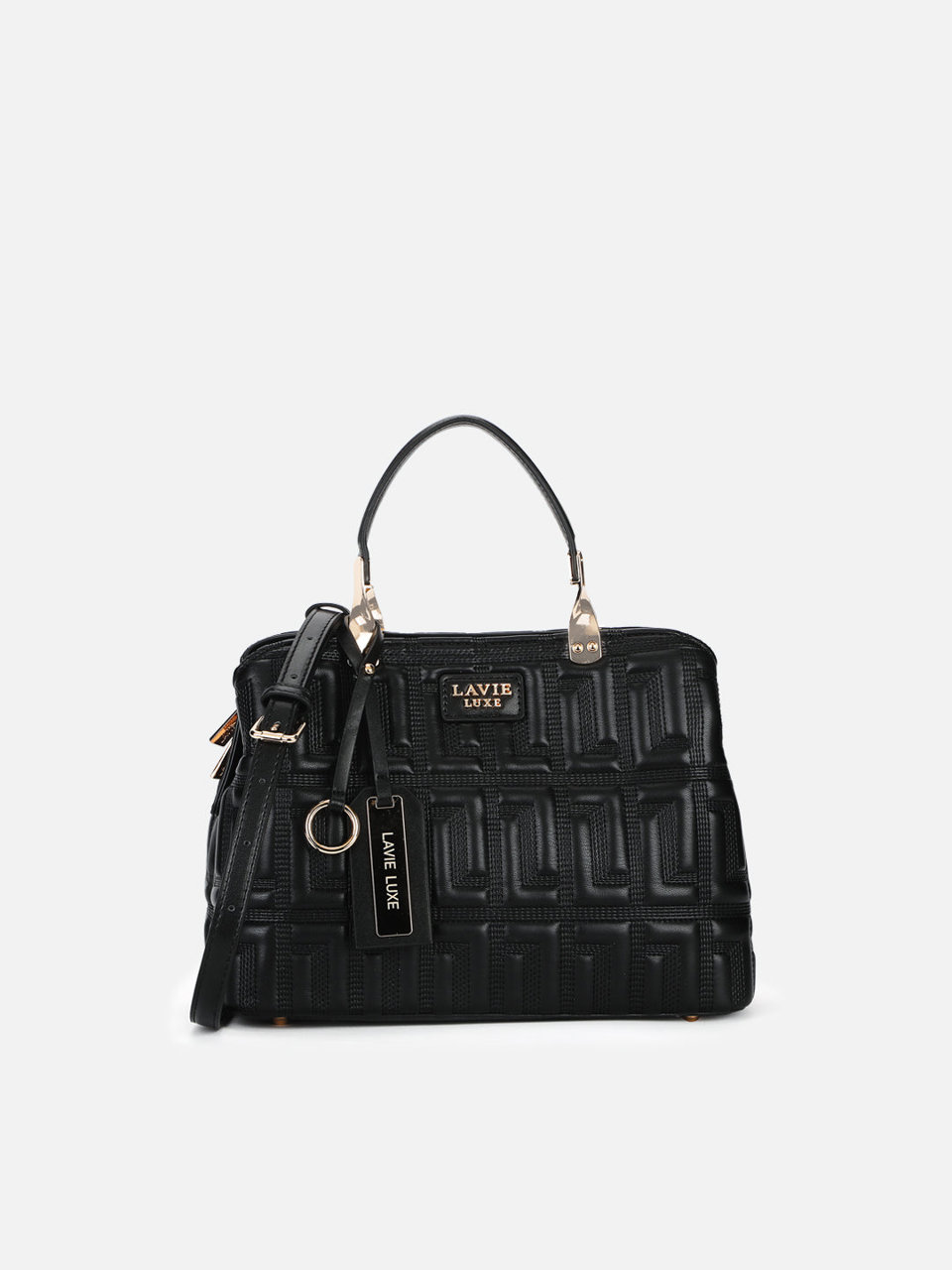 Juli 3 Compartment Medium Black Handbag
